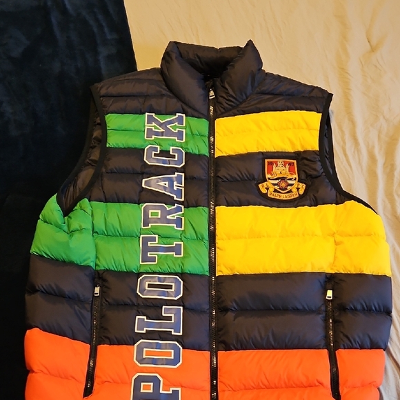 Polo by Ralph Lauren Multicolor Puffer Vest - Picture 1 of 3